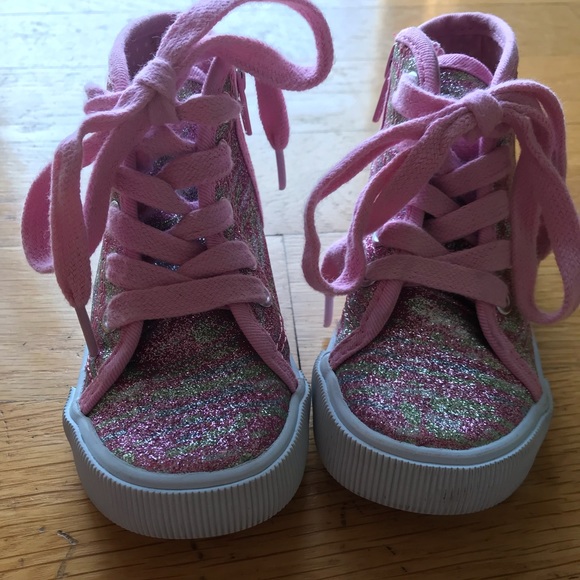 girls sparkle sneakers